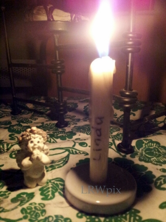 White candle blessing spell.